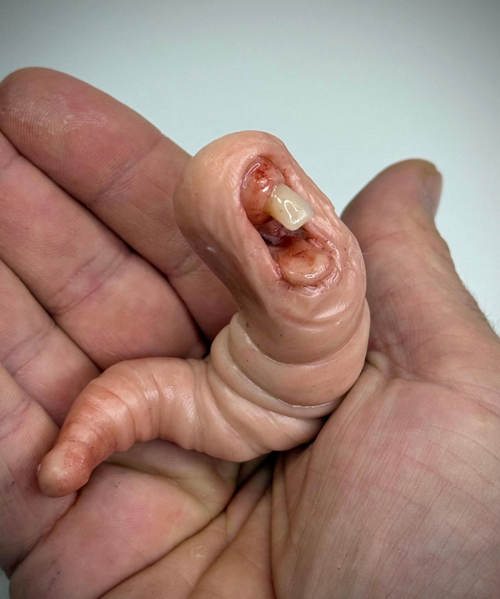 The Nibbler – Grotesque Creature Sculpture – Weird Handmade Polymer Clay Oddity