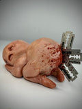 Disturbie “The Last Wipe” Weird Handmade Polymer Clay Horror Sculpture