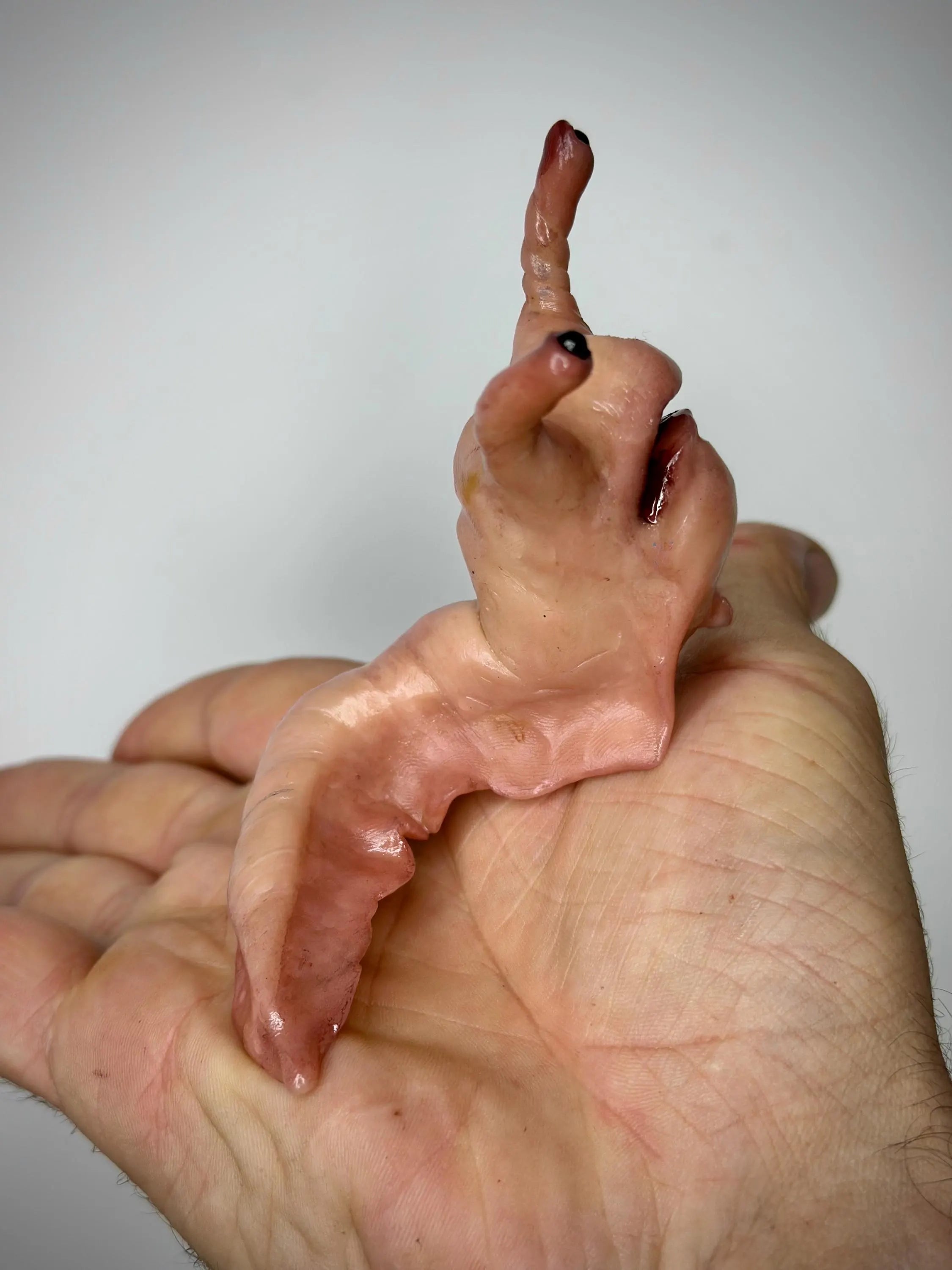 Sluggo: Made-to-Order Creepy Polymer Clay Figurine - Handmade Horror Creature Art