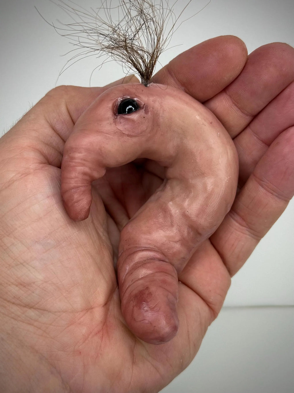 Garloid - Handmade Polymer Clay Oddity - Creepy Cute Flesh Creature