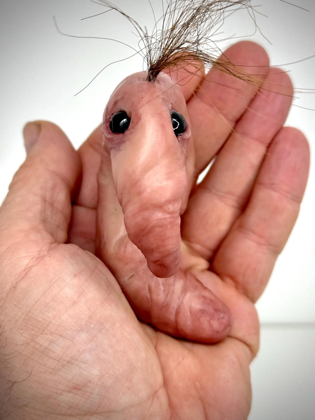 Garloid - Handmade Polymer Clay Oddity - Creepy Cute Flesh Creature