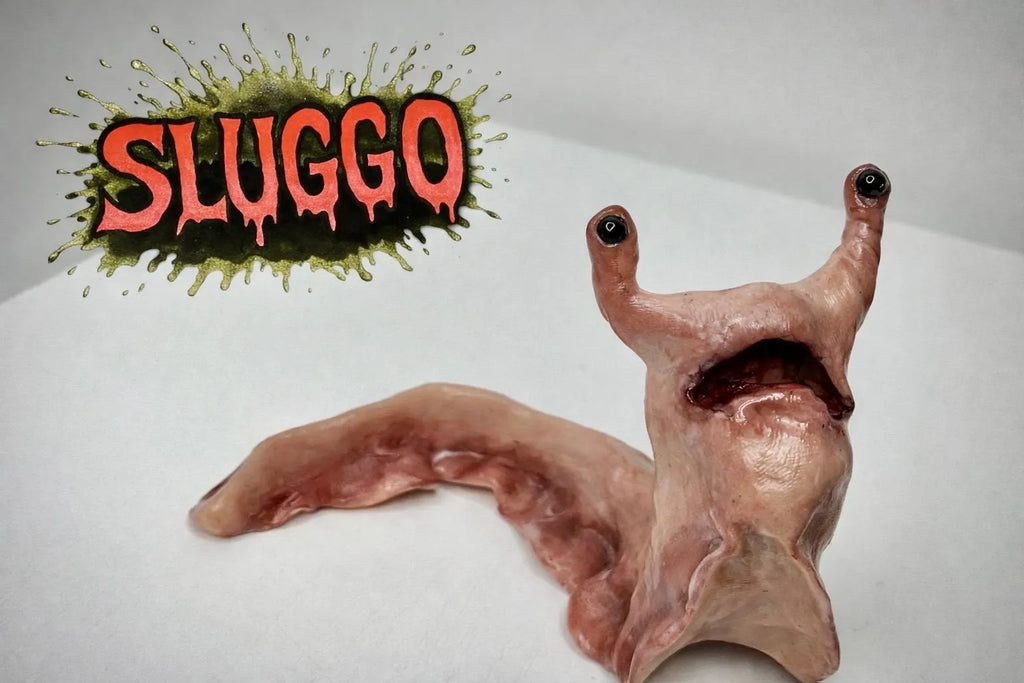 Sluggo: Made-to-Order Creepy Polymer Clay Figurine - Handmade Horror Creature Art