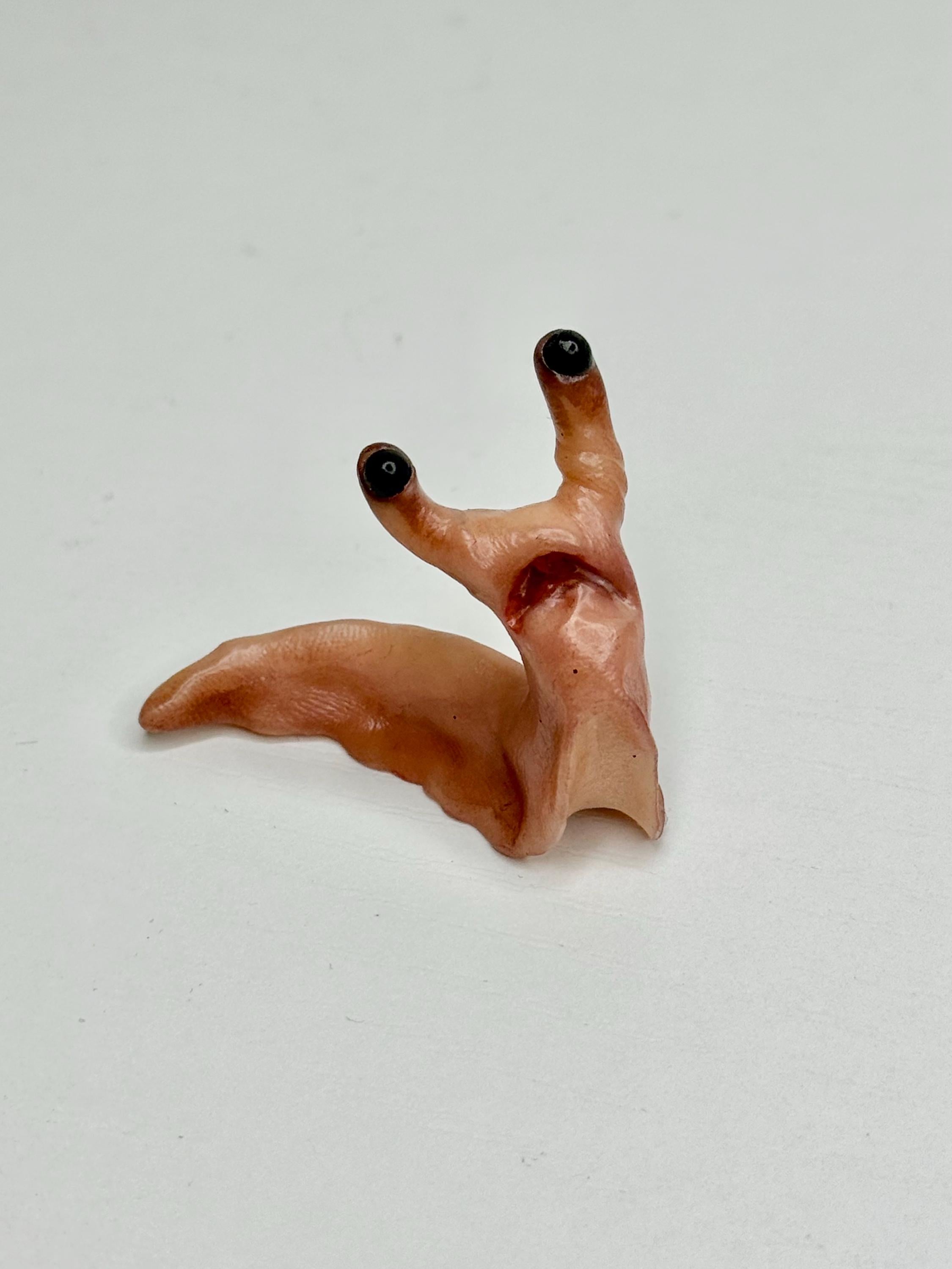 Micro Sluggo – Miniature Grotesque Slug Creature Sculpture