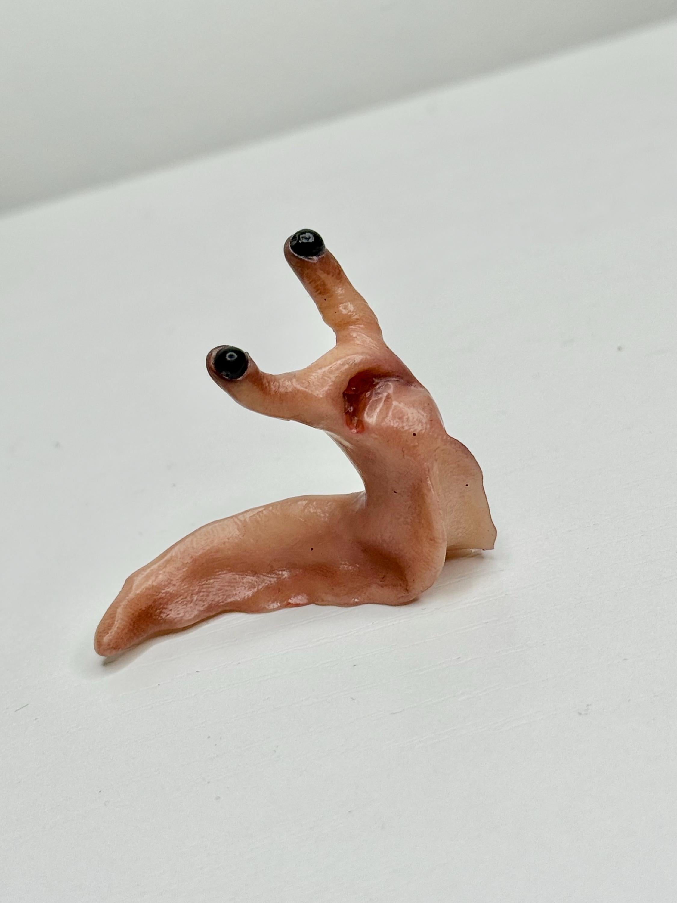 Micro Sluggo – Miniature Grotesque Slug Creature Sculpture