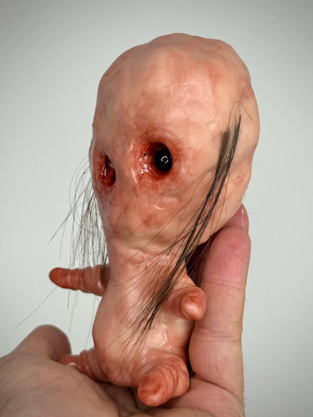 Disturbie – Grotesque Handmade Creature Sculpture – Weird Polymer Clay Oddity