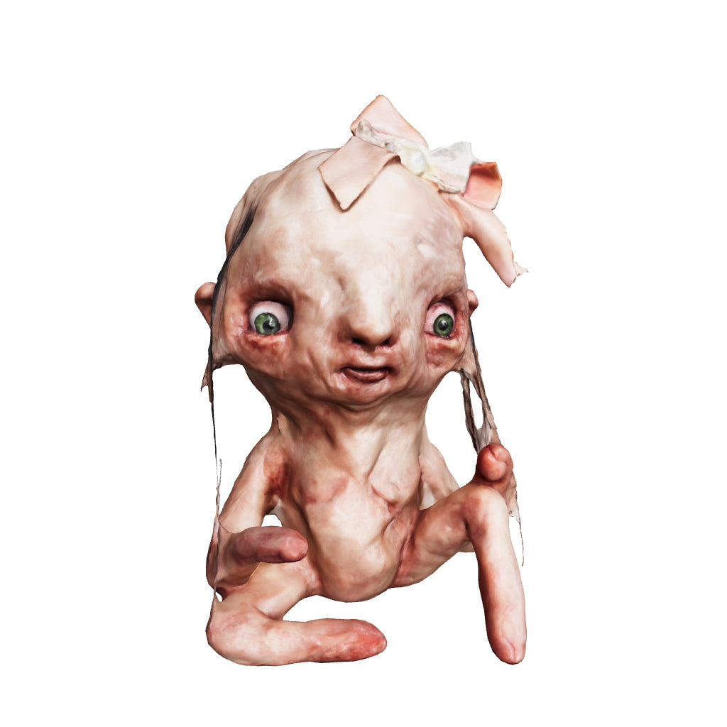 Creature Sculpture – Grotesque Handmade Polymer Clay Oddity